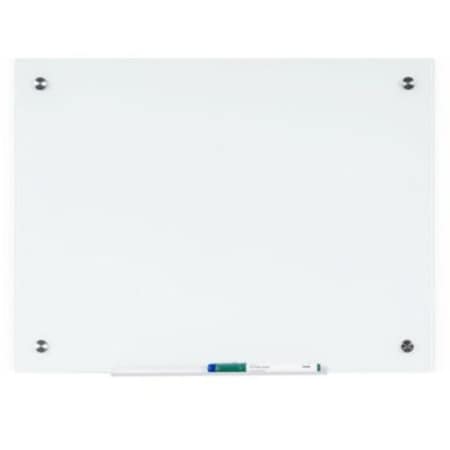 Bi-Silque 18 x 24 in. Non-Magnetic MasterVision River Glass Dry-Erase Board GL044407